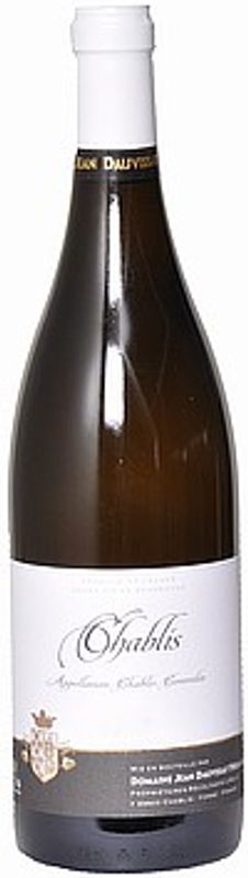 Bottle of Chablis AC from Domaine Jean Dauvissat