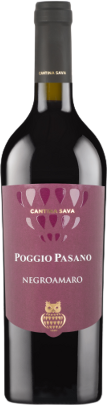 Bottle of Poggio Pasano Negroamaro Puglia IGT from Cantina Sava