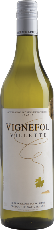 Bouteille de Villette Vignefol AOC Lavaux de Jean & Michel Dizerens