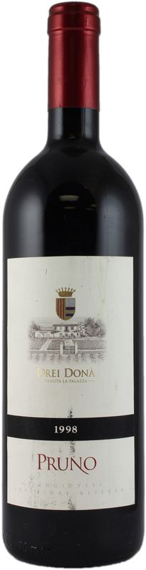 Bottle of Sangiovese Romagna Sup. DOC Riserva Pruno from Drei Dona' - Tenuta La Palazza