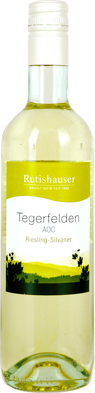 Bottiglia di Tegerfelden AOC Aargau Riesling-Silvaner di Rutishauser-Divino