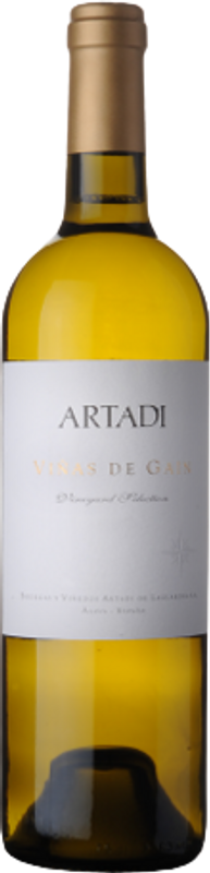 Bottiglia di Viñas de Gain di Bodegas y Viñedos Artadi