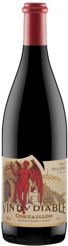 Bottle of Vin du Diable Cortaillod Pinot Noir AOC from Domaine Vin du Diable