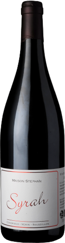 Bottle of Syrah from Domaine Stéphan