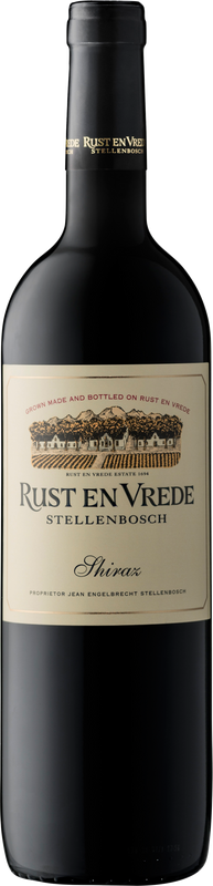Bottle of Shiraz Stellenbosch WO from Rust en Vrede