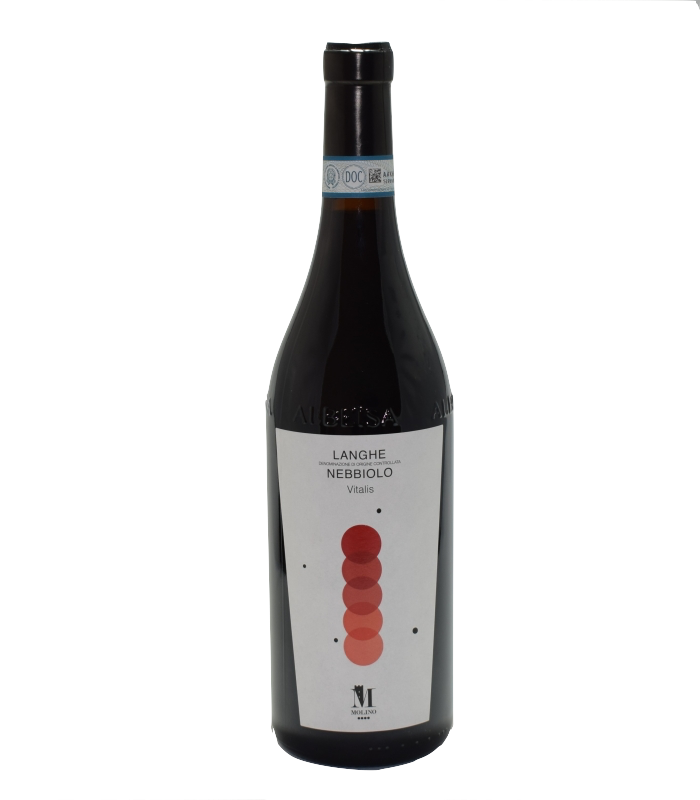 Bottiglia di Langhe Nebbiolo DOC Vitalis di Molino