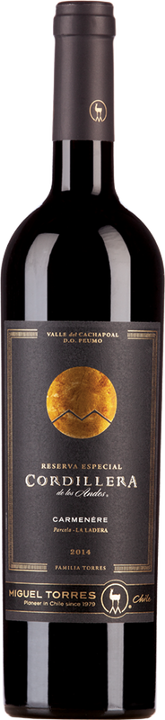 Bouteille de Cordillera Carmenère de Miguel Torres