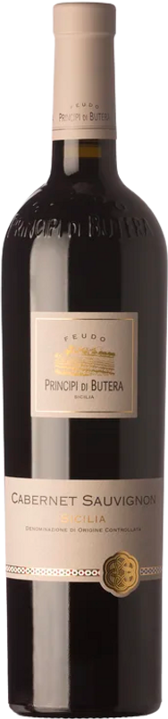 Bottle of Cabernet Sauvignon DOC from Feudo Principi di Butera