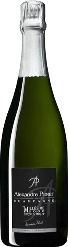 Bottiglia di Champagne Alexandre Penet Millésime Extra Brut 2006 La Maison Penet Verzy di La Maison Penet