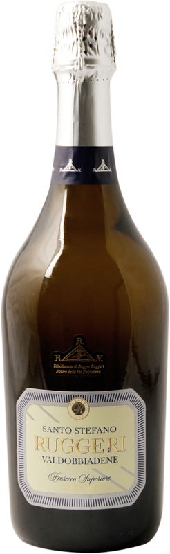 Bottiglia di Prosecco DOCG Valdobbiadene Santo Stefano dry di Ruggeri