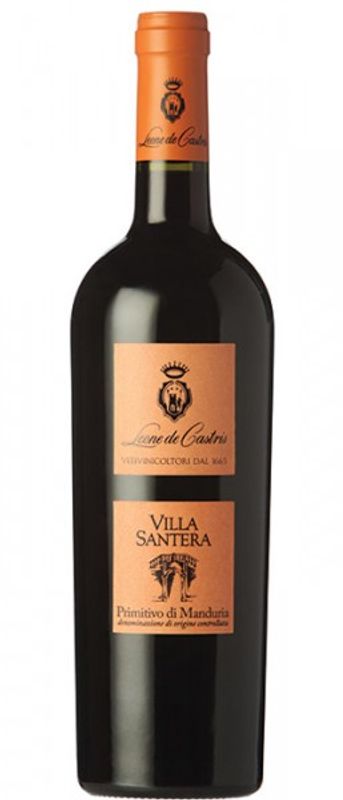 Bottiglia di Primitivo di Manduria DOC Villa Santera di Leone de Castris