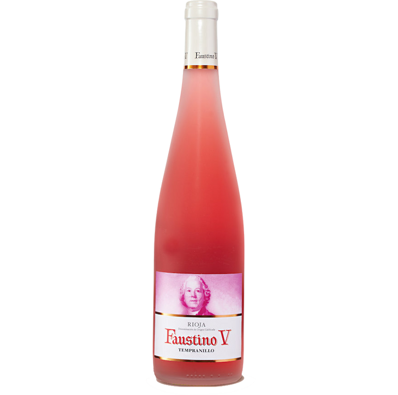 Bottle of Faustino V Rosado D.O.C.a from Bodegas Faustino