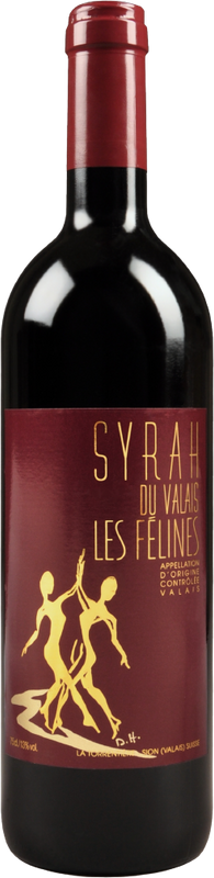 Bottle of Syrah du Valais Les Félines La Torrentière from Hammel SA