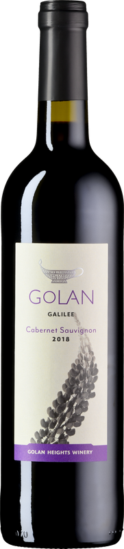Bottle of Golan Cabernet Sauvignon from Golan Heights