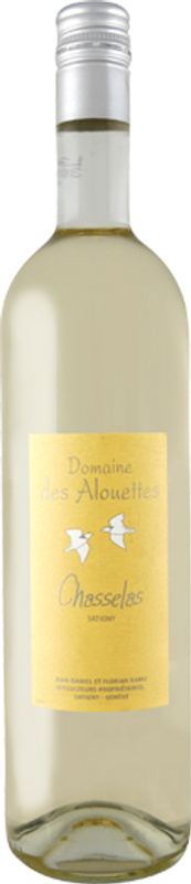 Bottiglia di Domaine des Alouettes Chasselas de Satigny AOC di Jean-Daniel Ramu