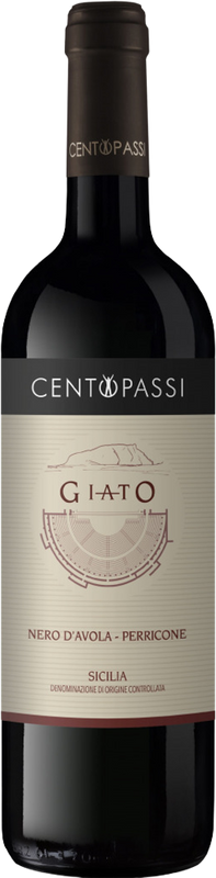 Flasche Giato Nero d'Avola-Perricone Sicilia DOC von Centopassi