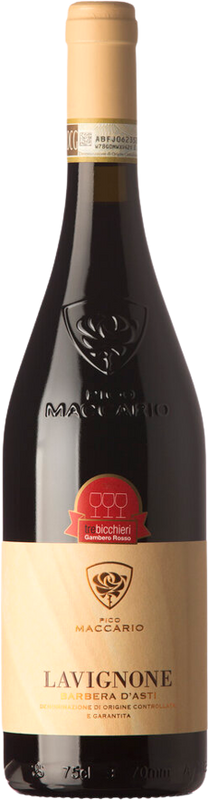 Flasche Lavignone Barbera D'Asti MG (1er-Holzkiste) von Pico Maccario