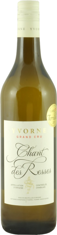Bottiglia di Yvorne Chant des Resses Grand Cru AOC di Artisans Vignerons d'Yvorne