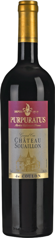 Bouteille de Château Souaillon Purpuratus AOC de Laurent de Coulon