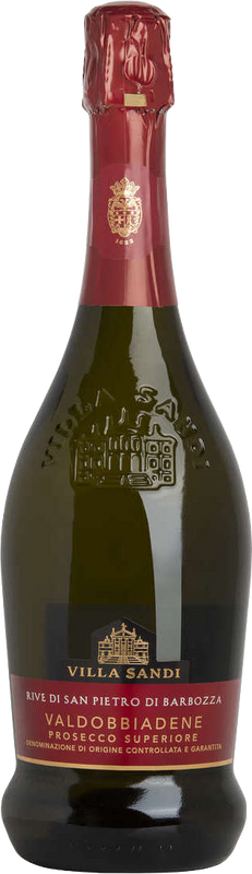 Bouteille de Prosecco Valdobbiadene Superiore DOCG Dry Rive de Villa Sandi