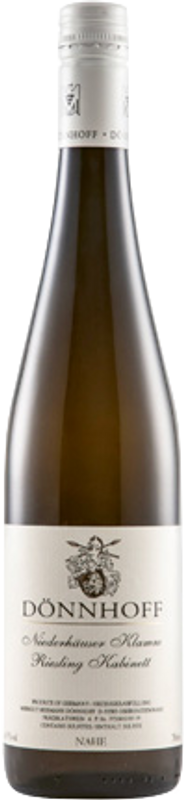 Bottle of Niederhäuser Klamm Riesling Kabinett from Weingut Herrmann Dönnhoff