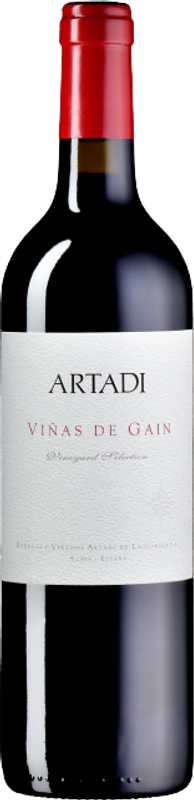 Bottiglia di Viñas de Gain Álava di Bodegas y Viñedos Artadi