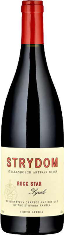 Bottle of Rock Star Syrah from Strydom Wines