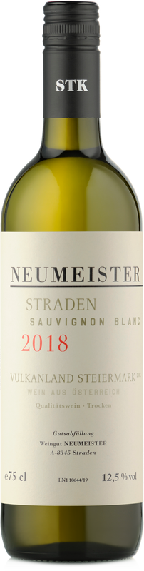 Bouteille de Sauvignon Blanc Straden Südoststeiermark Österr. Qualitätswein de Weingut Neumeister