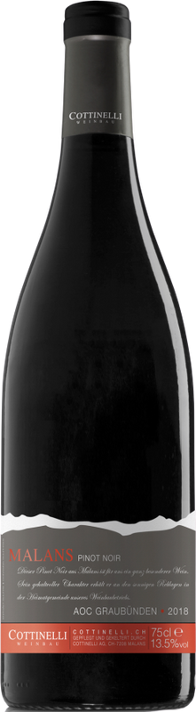 Flasche Malans Pinot Noir Classic AOC von Cottinelli