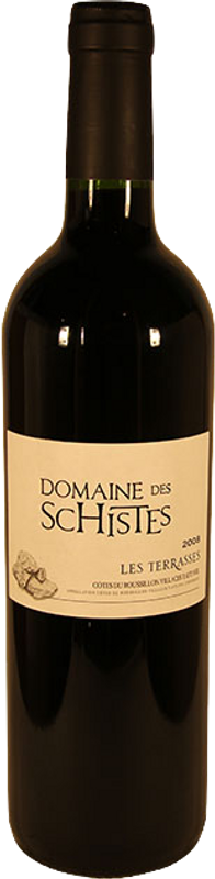 Bottle of Les Terrasses AOC from Domaine des Schistes