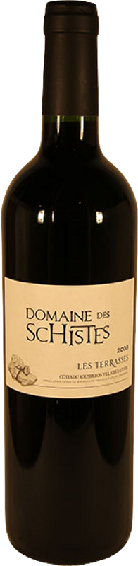 Flasche Les Terrasses AOC von Domaine des Schistes