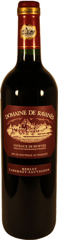 Bouteille de Merlot - Cabernet Sauvignon VDP de Domaine de Ravanès