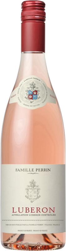 Bottle of Lubéron AOC Rosé from Famille Perrin