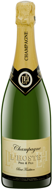 Bottiglia di Brut Tradition AC di Champagne L'hoste père & fils