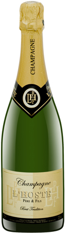 Bouteille de Brut Tradition AC de Champagne L'hoste père & fils