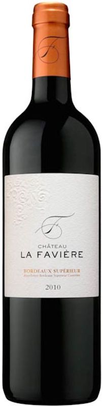 Flasche Chateau La Faviere Bordeaux Superieur von Château La Favière