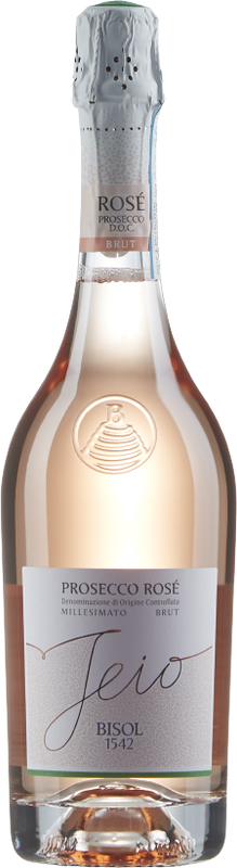 Bottle of Jeio Prosecco Rosé brut DOC from Bisol