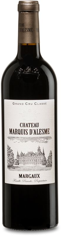 Bottle of Chateau Marquis d'Alesme 3e Cru Classe Margaux AOC from Château Marquis d'Alesme