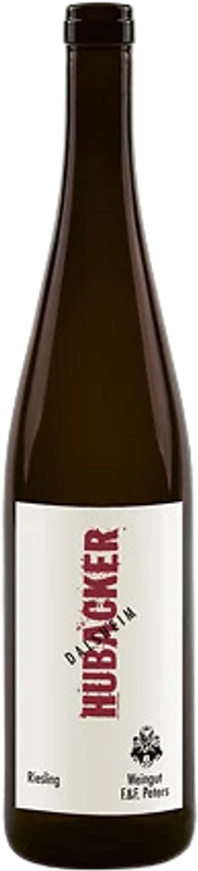 Bottle of Dalsheim Hubacker Riesling from Weingut F. u. F. Peters