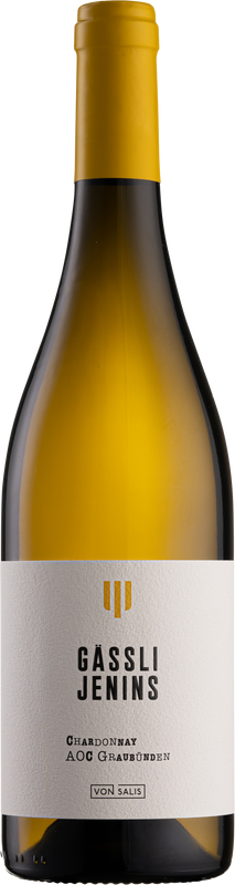 Bottiglia di Jeninser Chardonnay Gässli AOC di Weinbau von Salis