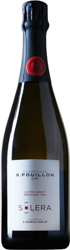 Bottiglia di Solera Extra Brut 1er Cru di R. Pouillon