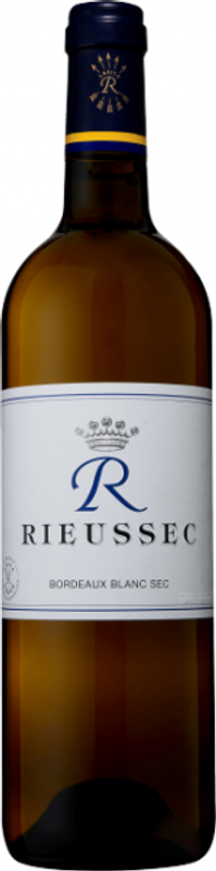 Bottiglia di R De Rieussec Bordeaux AOC di Château Rieussec