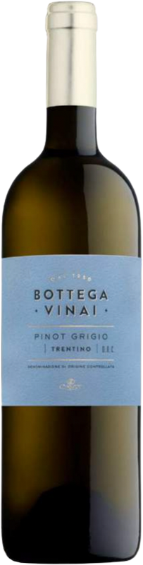 Bottiglia di Pinot Grigio Trentino DOC Bottega Vinai di Cavit