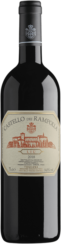 Bouteille de Liù Rosso Toscana IGT/bd de Castello dei Rampolla