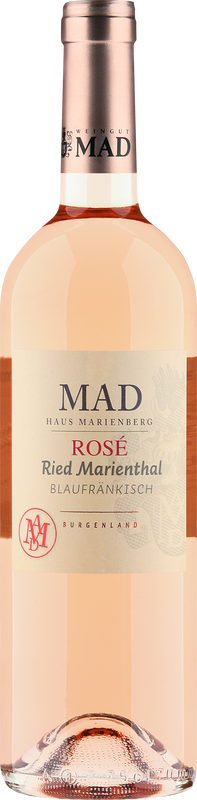 Bouteille de Rosé Blaufränkisch Ried Marienthal Burgenland de Weingut MAD