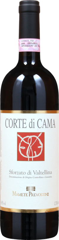 Flasche Corte di Cama Sforzato Valtellina Superiore DOCG von Mamete Prevostini