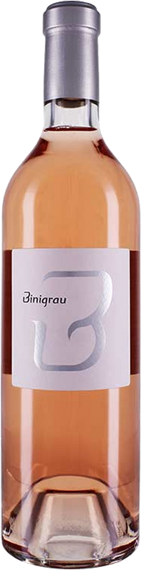Bottiglia di B Rosat di Bodegas Binigrau