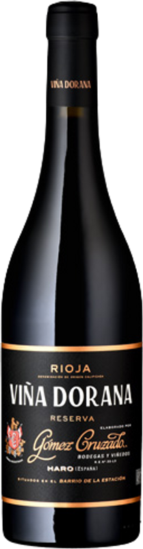 Bottle of Rioja Reserva Viña Dorana from Gómez Cruzado