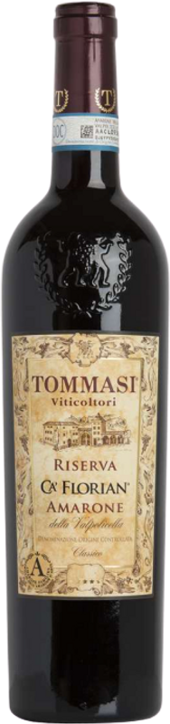 Bottle of Amarone Ca'Florian Valpolicella Classico Riserva DOCG from Tommasi Viticoltori