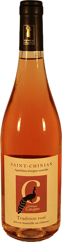 Flasche Rosé Cuvée Tradition AOC von Château Coujan